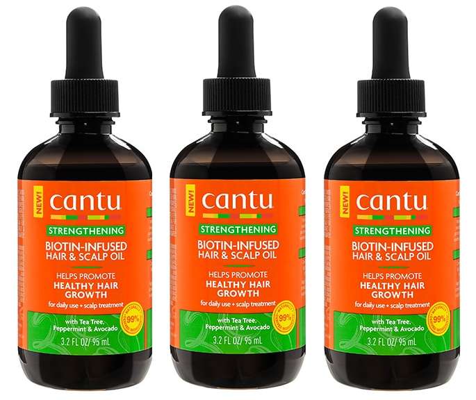 3 x Cantu Biotin-Infused Hair & Scalp Oil with Rosemary 95ml (free Order & Collect Only)