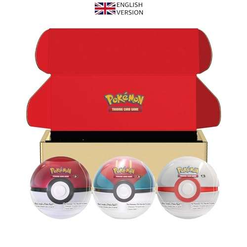 Pokémon TCG Poke Ball Tin Bundle